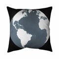 Begin Home Decor 26 x 26 in. Earth Satellite View-Double Sided Print Indoor Pillow 5541-2626-TV10